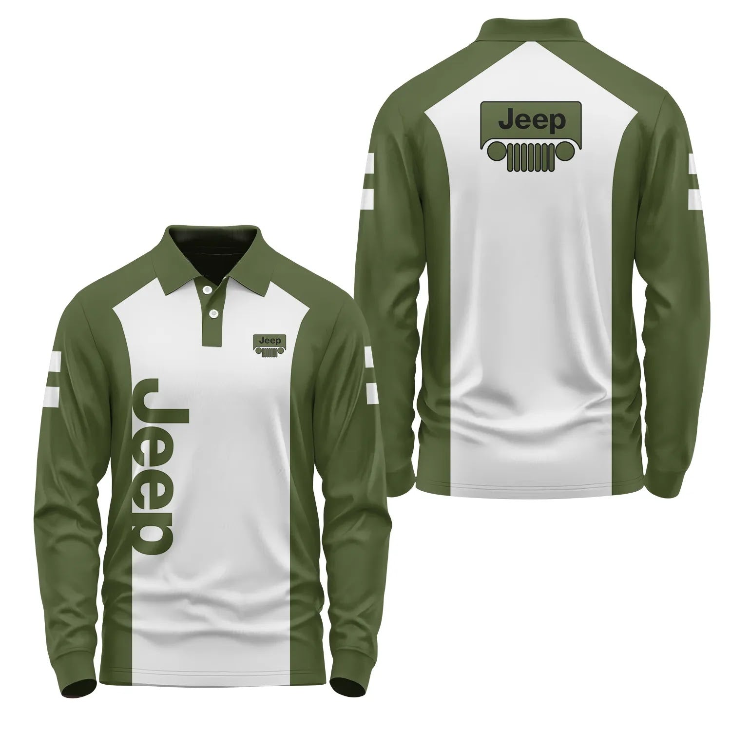 Jeep Long Sleeve Polo SC078