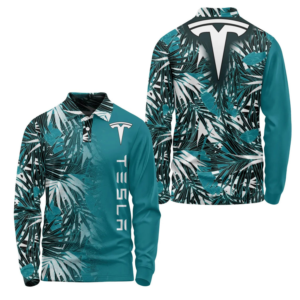 Tesla Long Sleeve Polo SHW060