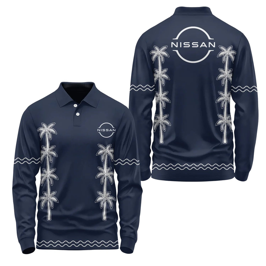 Nissan Long Sleeve Polo SHW065