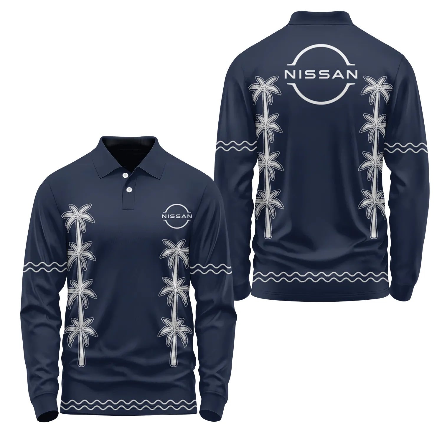 Nissan Long Sleeve Polo SHW065