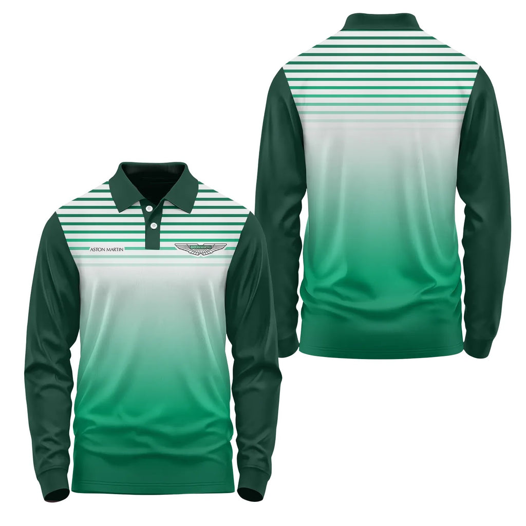 Aston Martin Long Sleeve Polo SC107