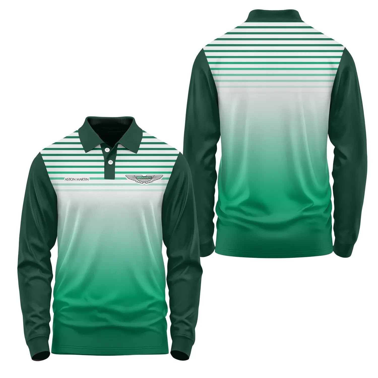 Aston Martin Long Sleeve Polo SC107