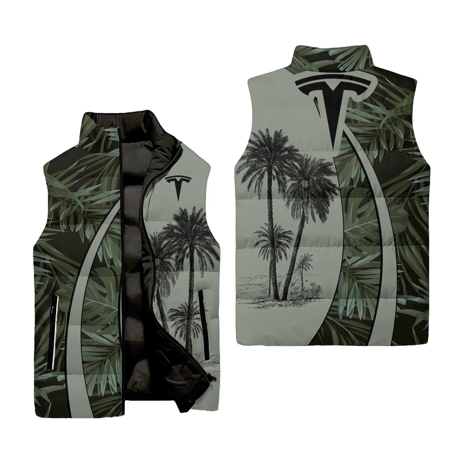 Tesla Sleeveless Puffer Jacket SHW063