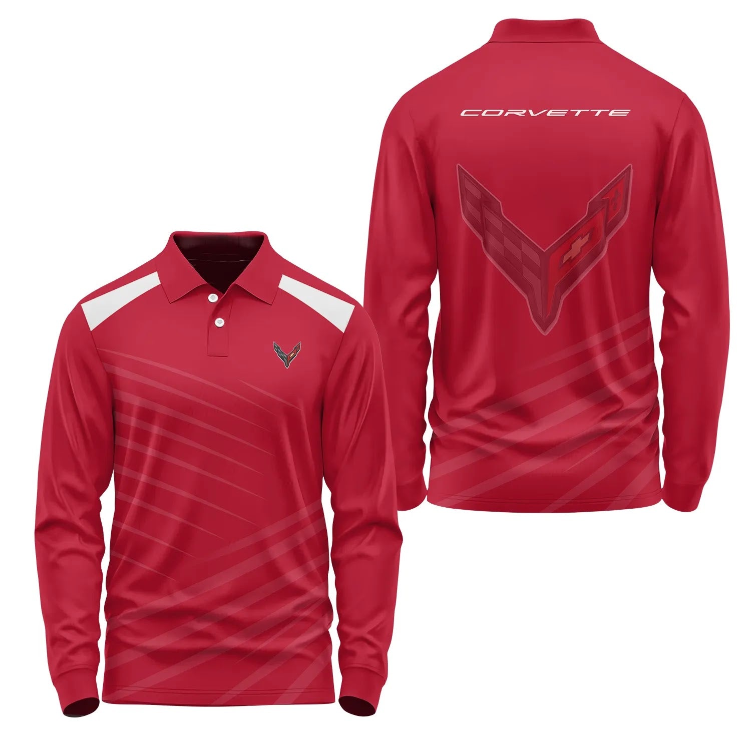 Corvette Long Sleeve Polo SC082