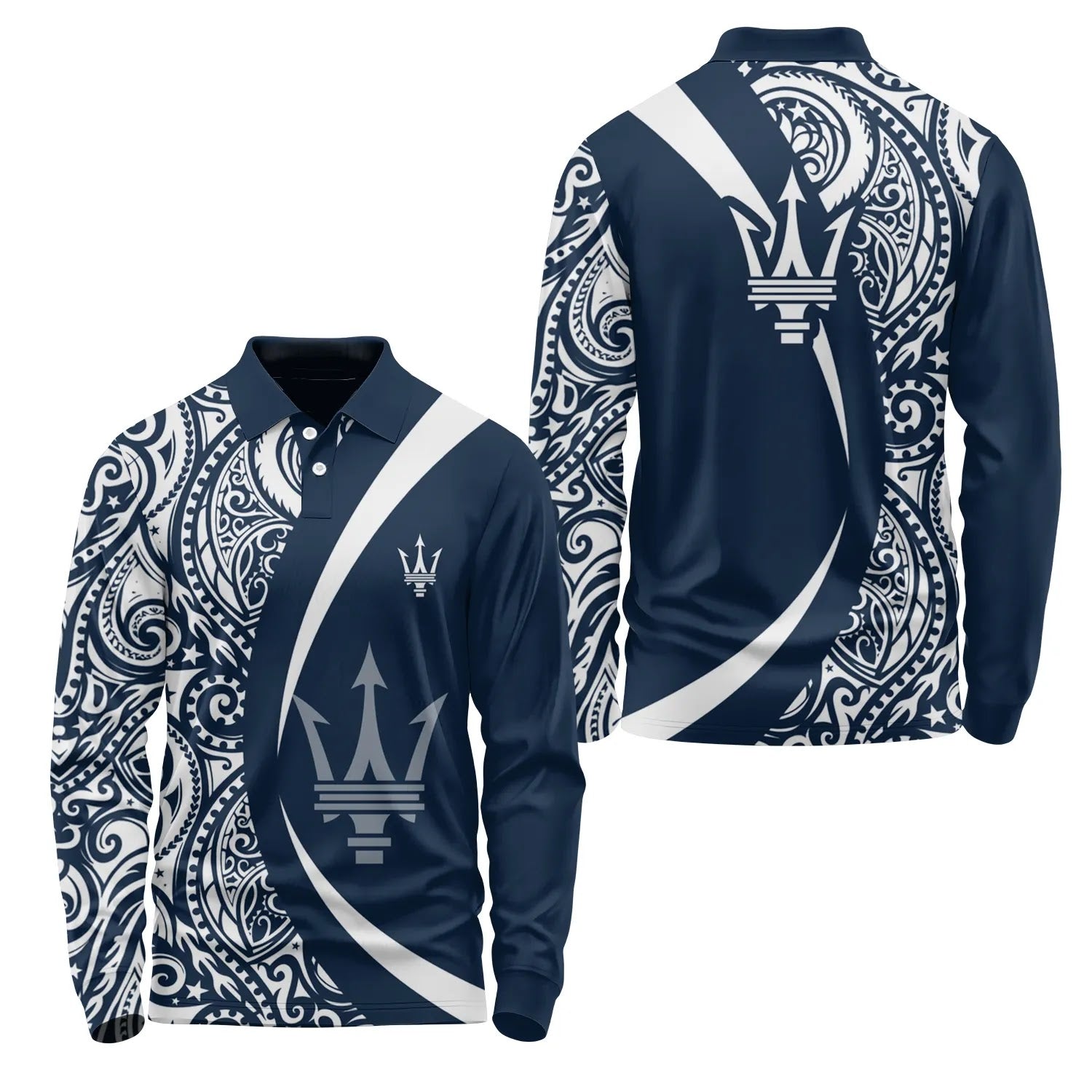 Maserati Long Sleeve Polo SHW072