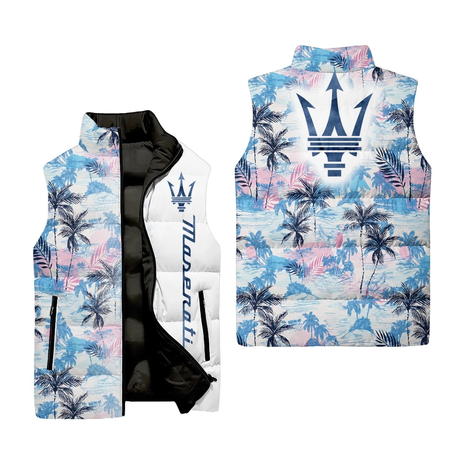 Maserati Sleeveless Puffer Jacket SHW029