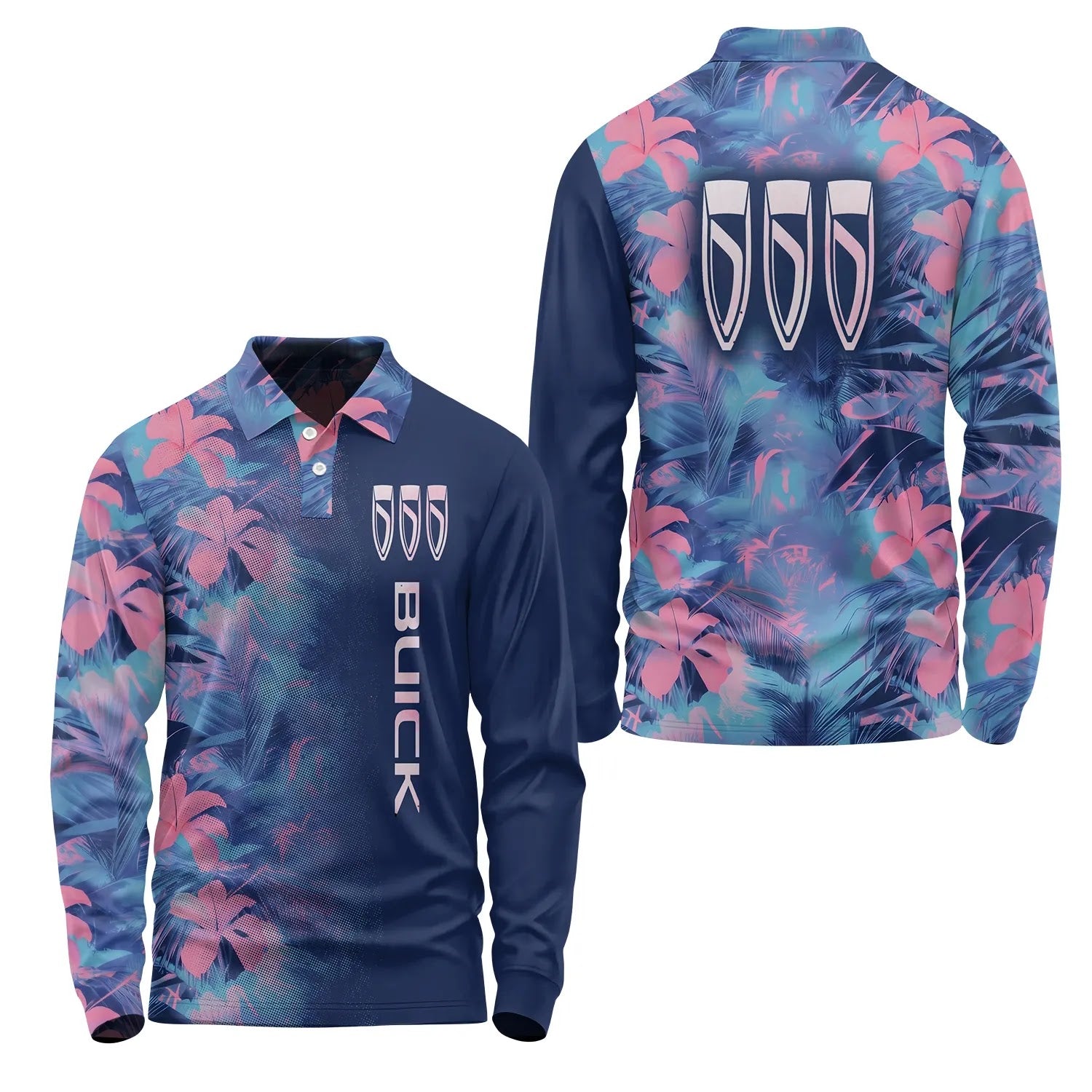 Buick Long Sleeve Polo SHW054