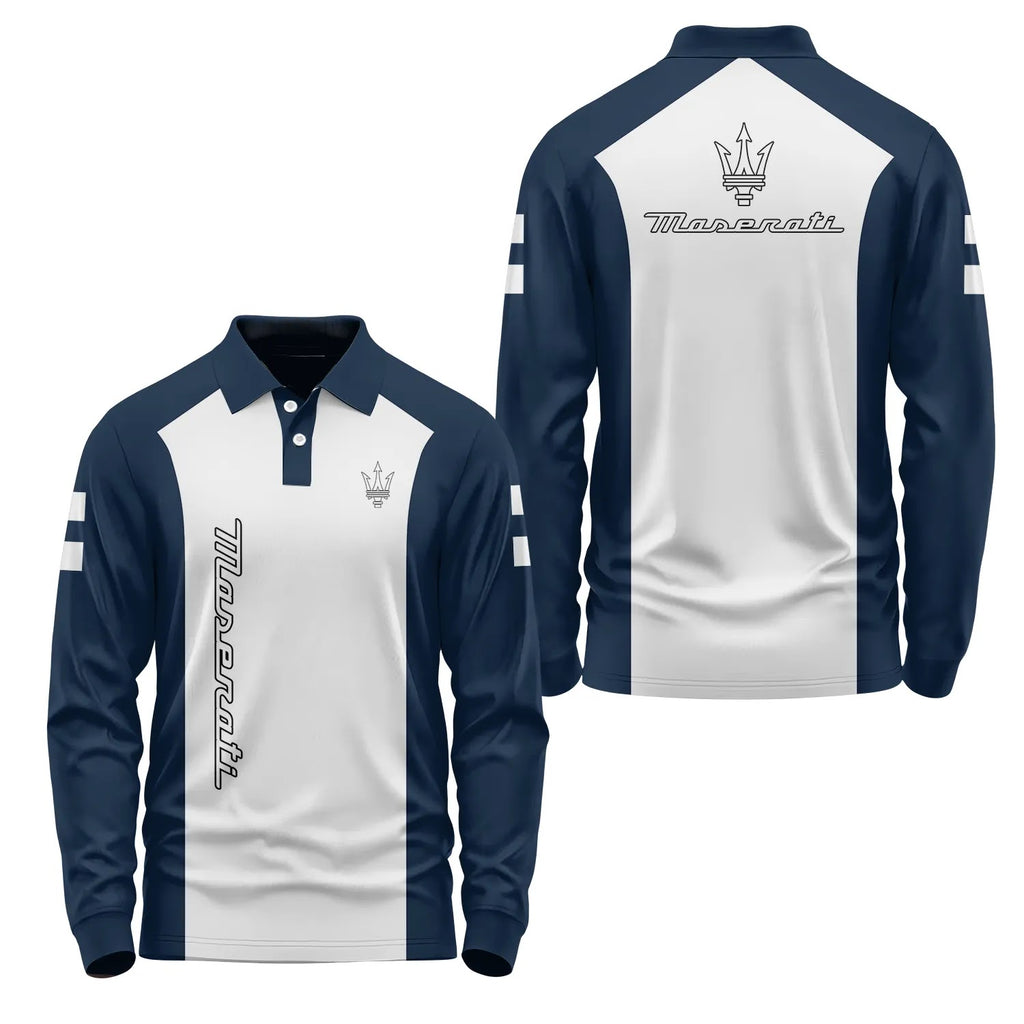 Maserati Long Sleeve Polo SC078