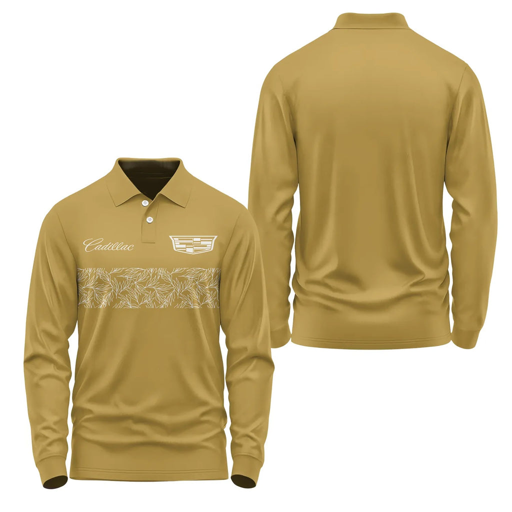 Cadillac Long Sleeve Polo SC104