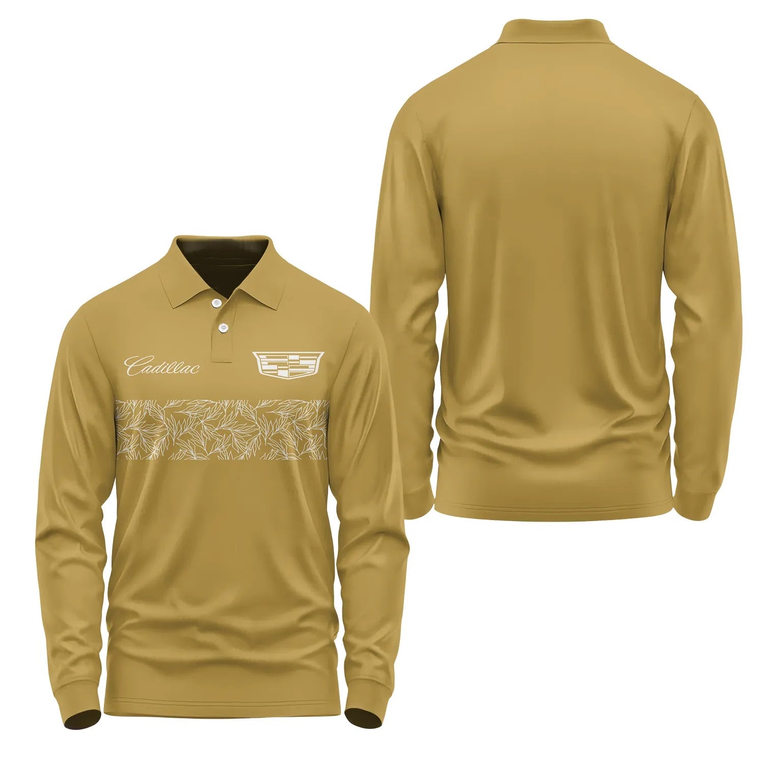 Cadillac Long Sleeve Polo SC104