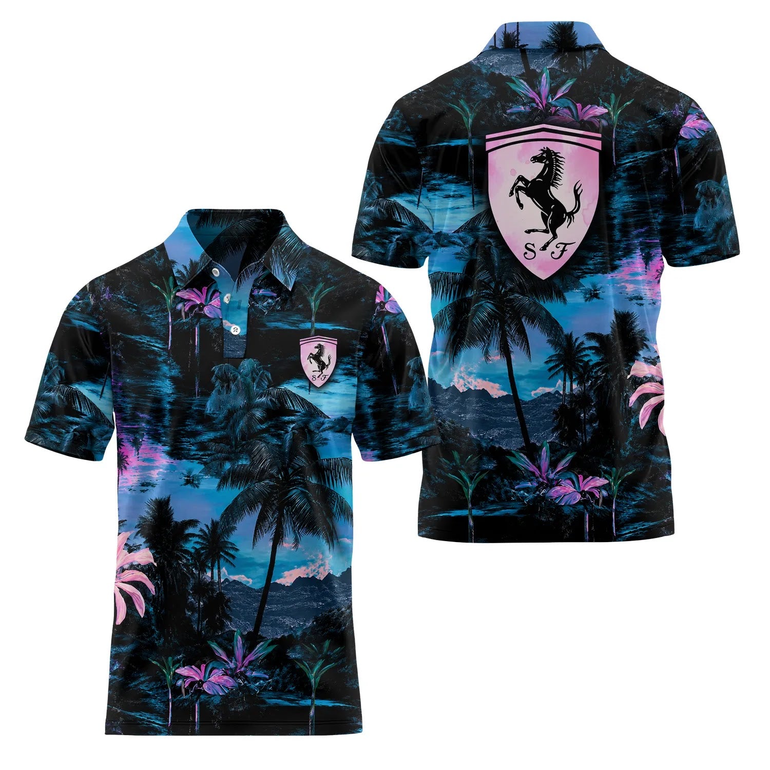 Ferrari Short Sleeve Polo SHW002