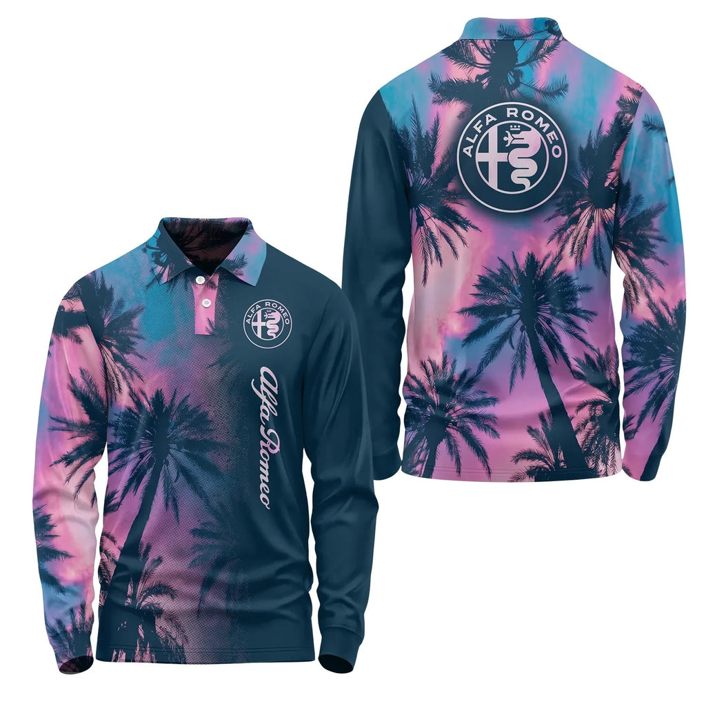 Alfa Romeo Long Sleeve Polo SHW030