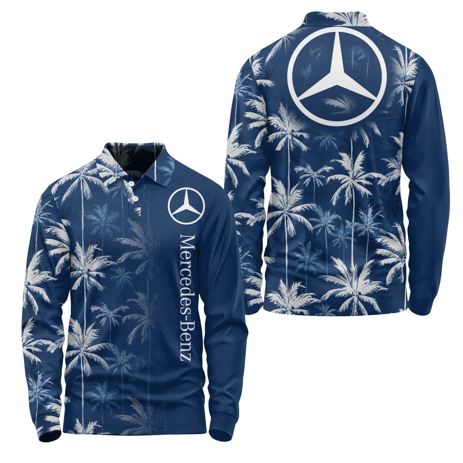 Mercedes-Benz Long Sleeve Polo SHW032
