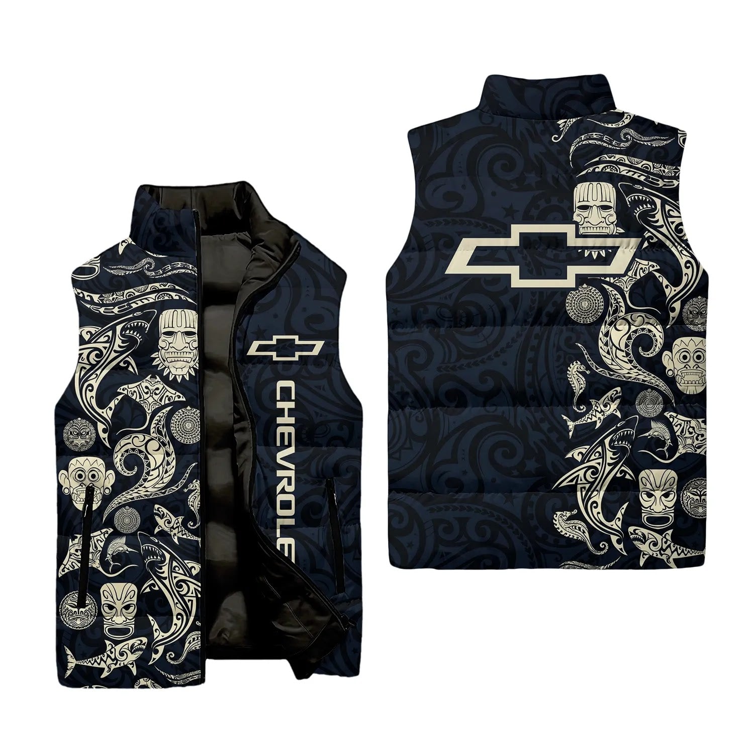 Chevrolet Sleeveless Puffer Jacket SHW033