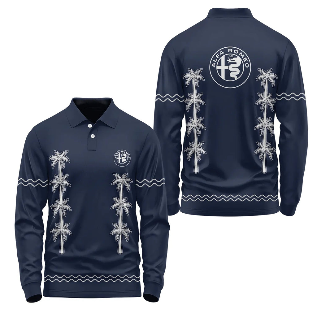 Alfa Romeo Long Sleeve Polo SHW065