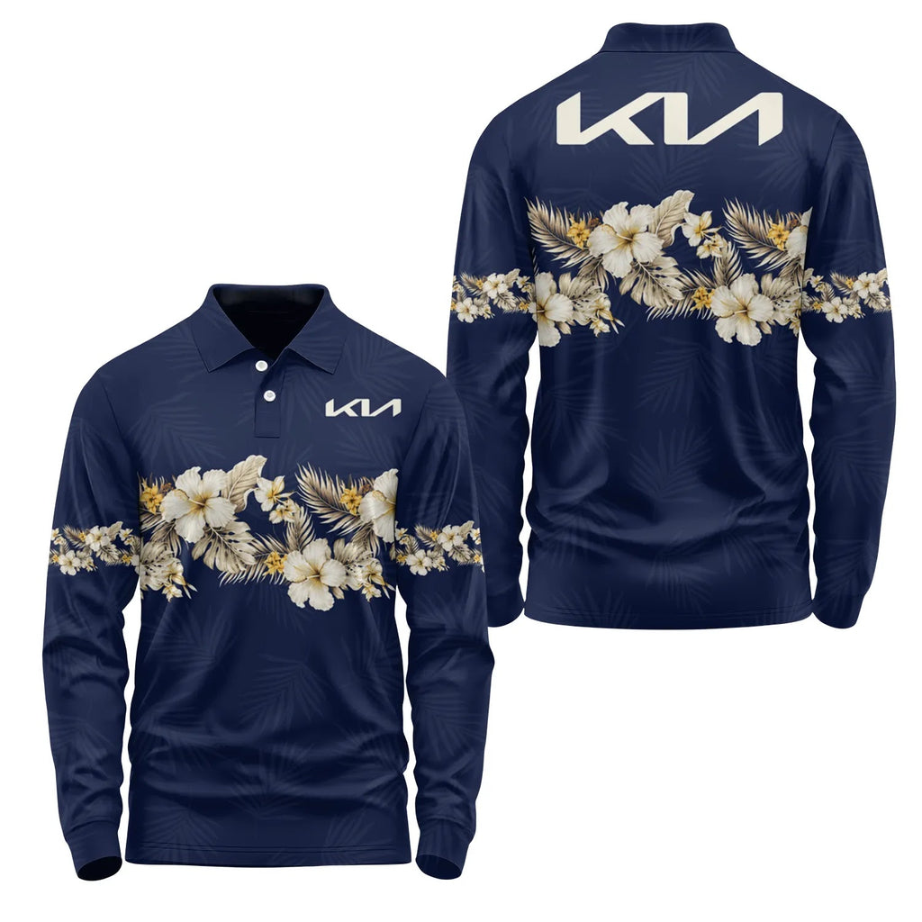 Kia Long Sleeve Polo SHW047