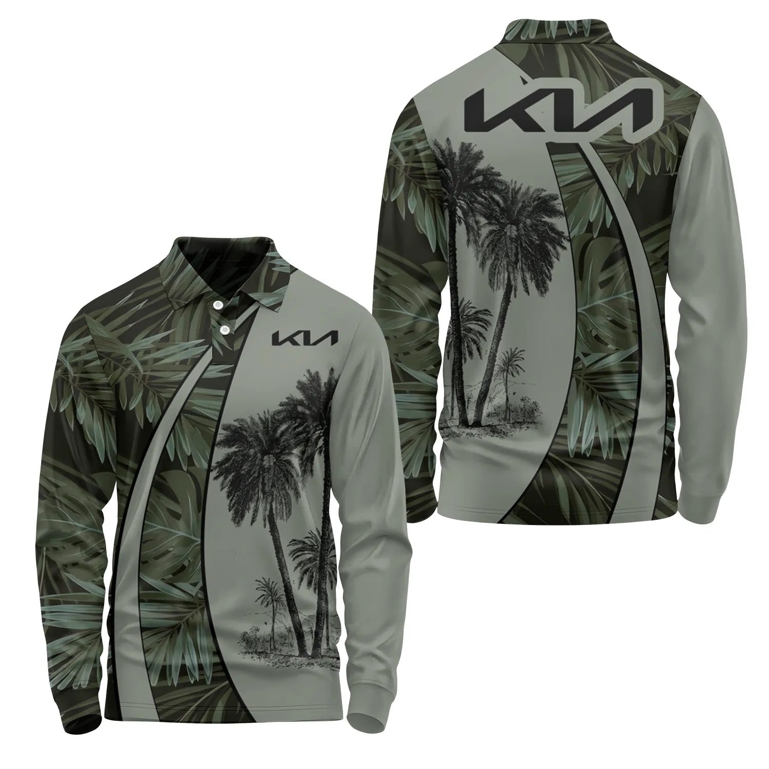 Kia Long Sleeve Polo SHW063