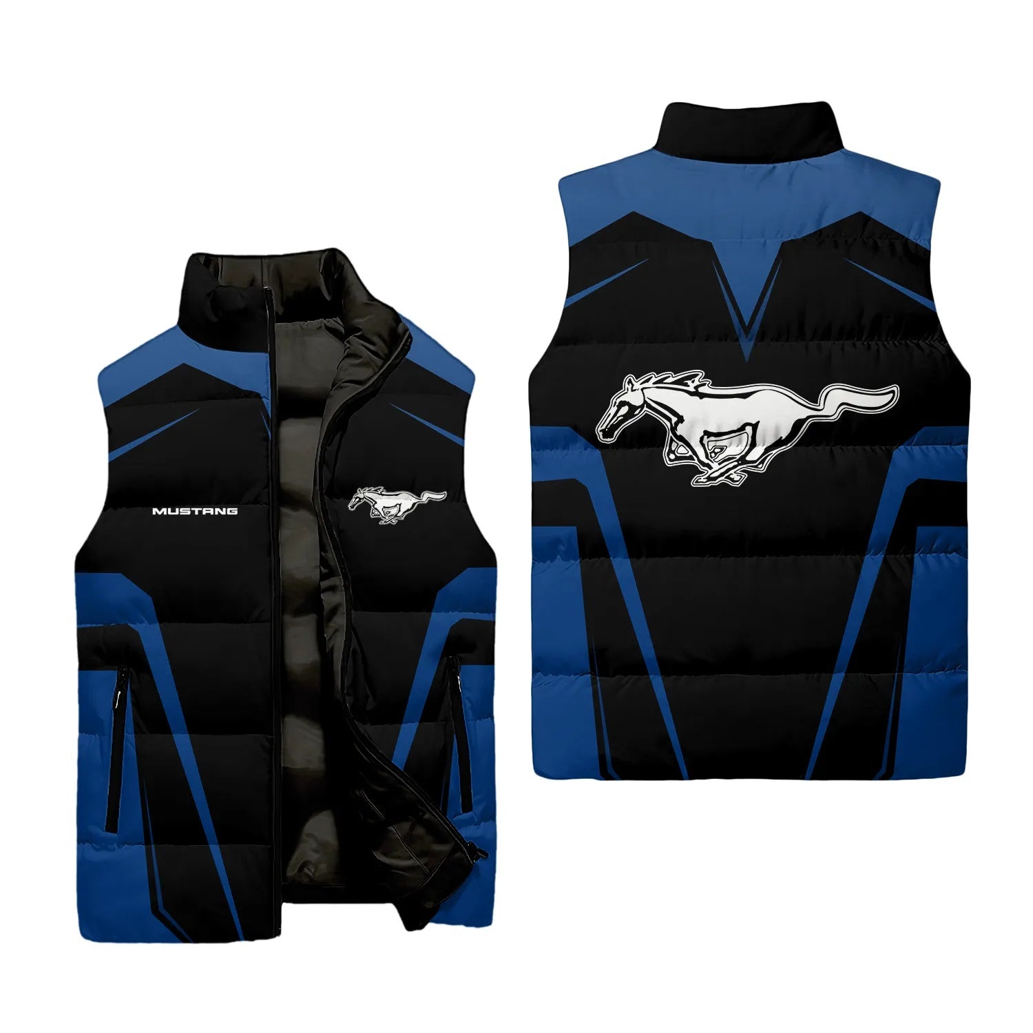 Ford Mustang Sleeveless Puffer Jacket SC053