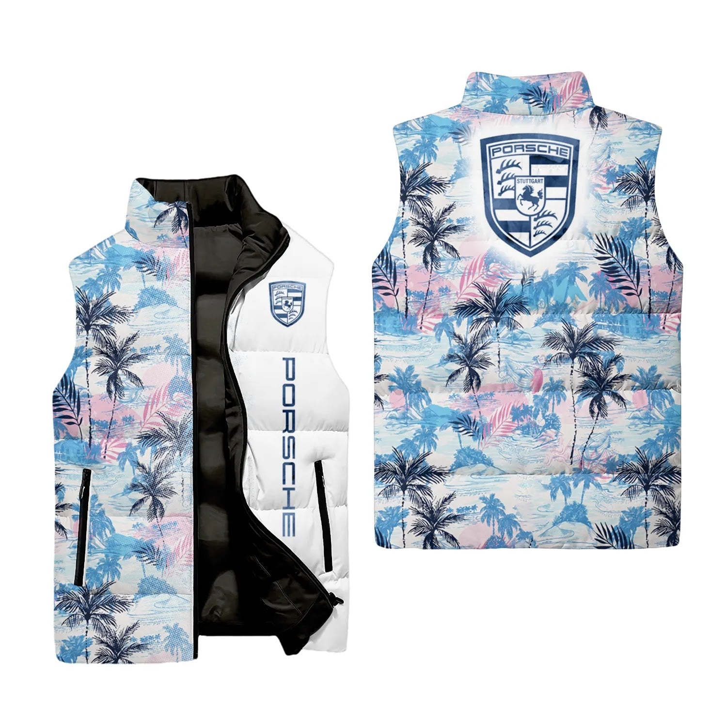 Porsche Sleeveless Puffer Jacket SHW029