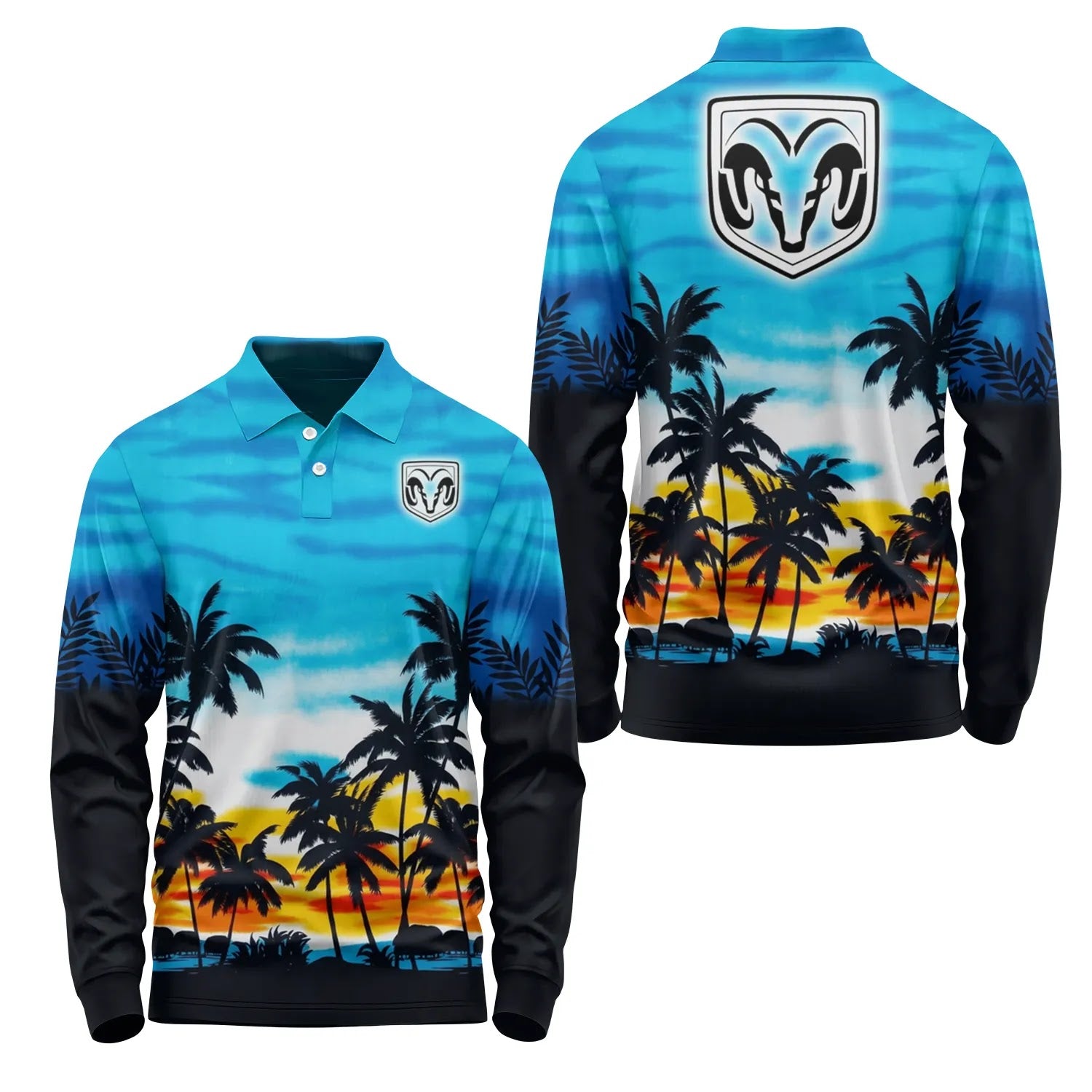 Ram Long Sleeve Polo SHW051