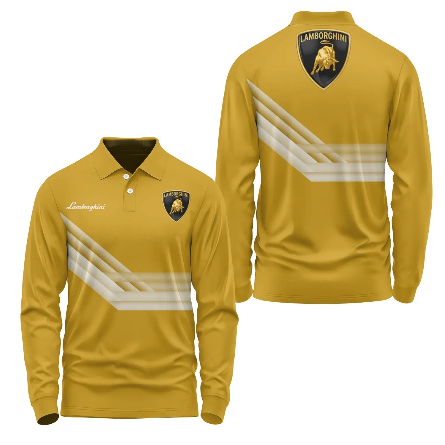 Lamborghini Long Sleeve Polo SC106