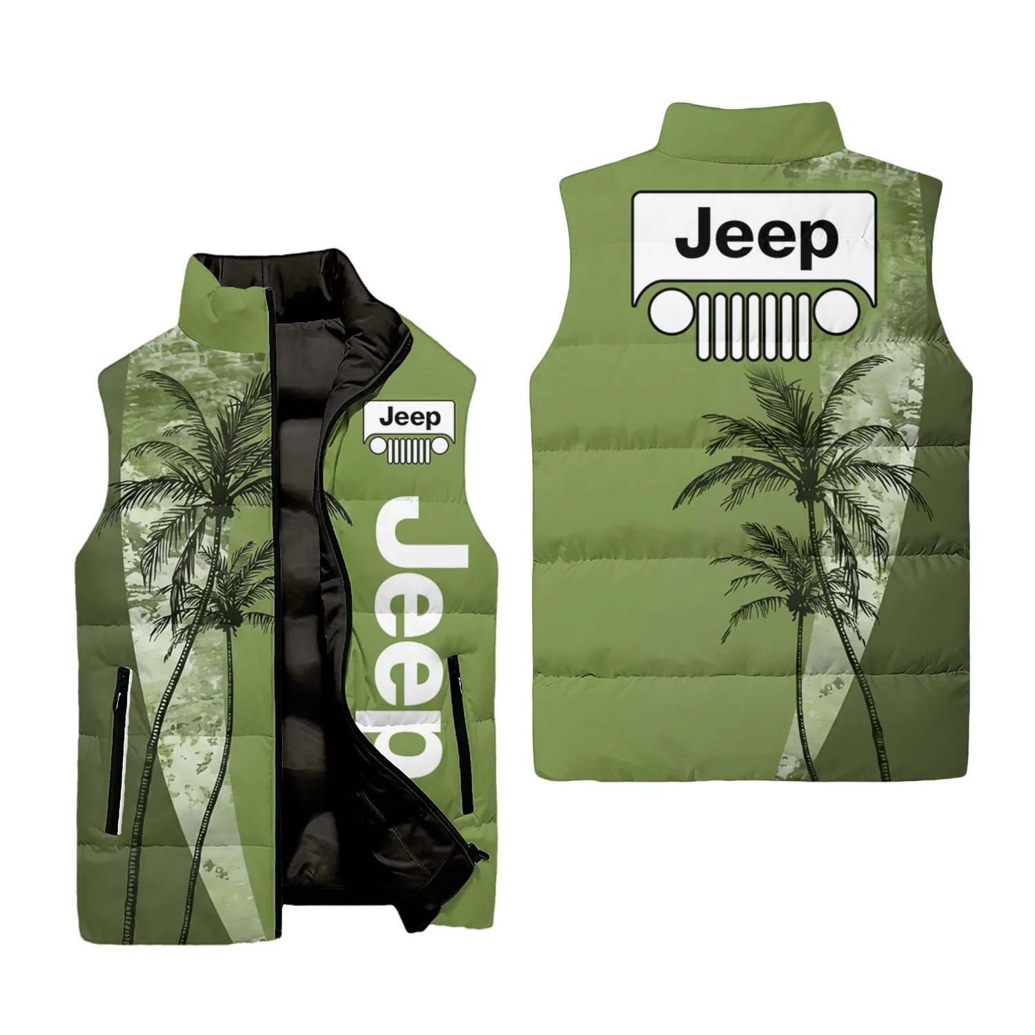 Jeep Sleeveless Puffer Jacket SHW071
