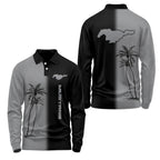 Ford Mustang Long Sleeve Polo SHW037