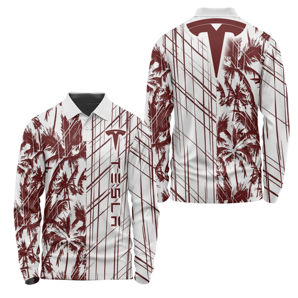 Tesla Long Sleeve Polo SHW041