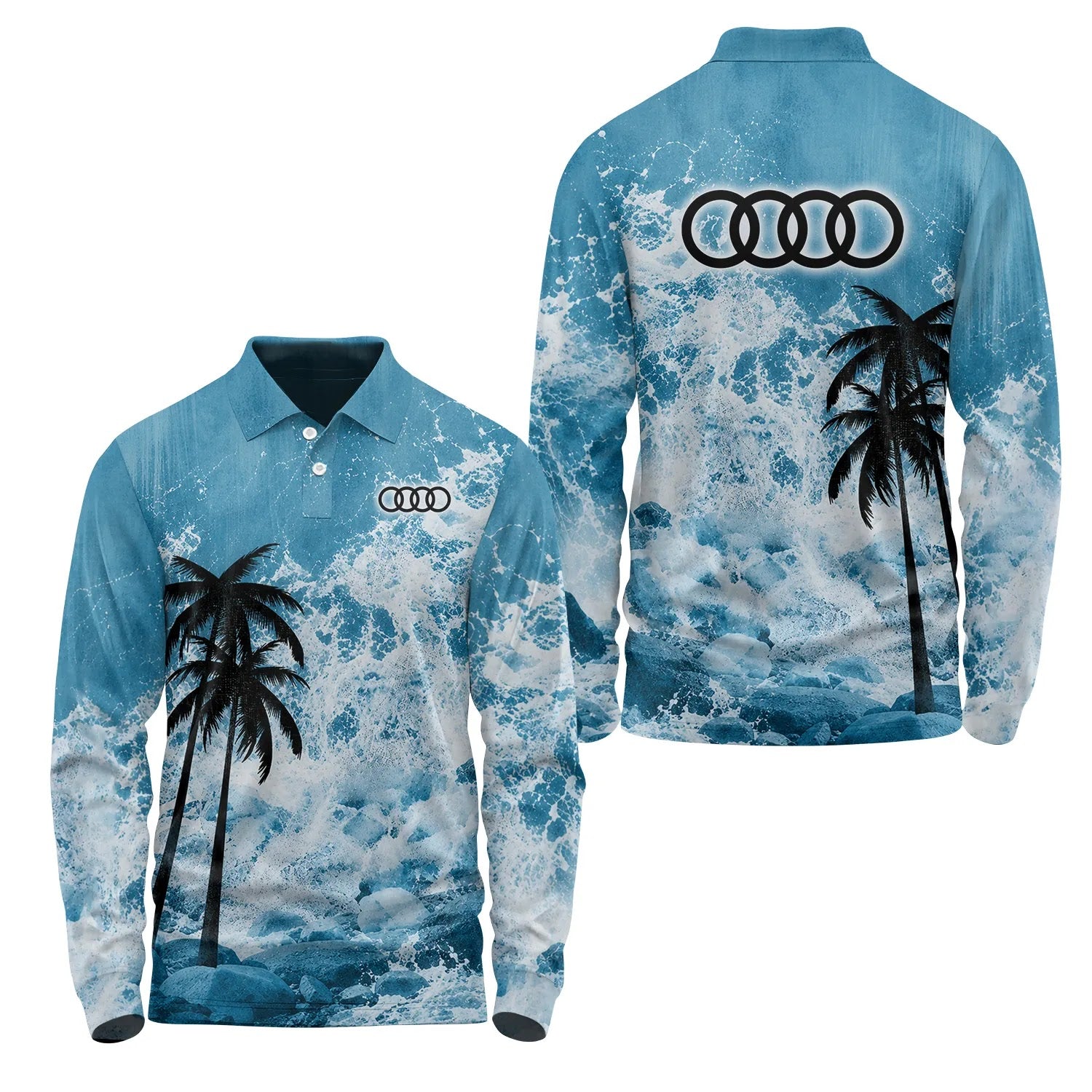 Audi Long Sleeve Polo SHW052