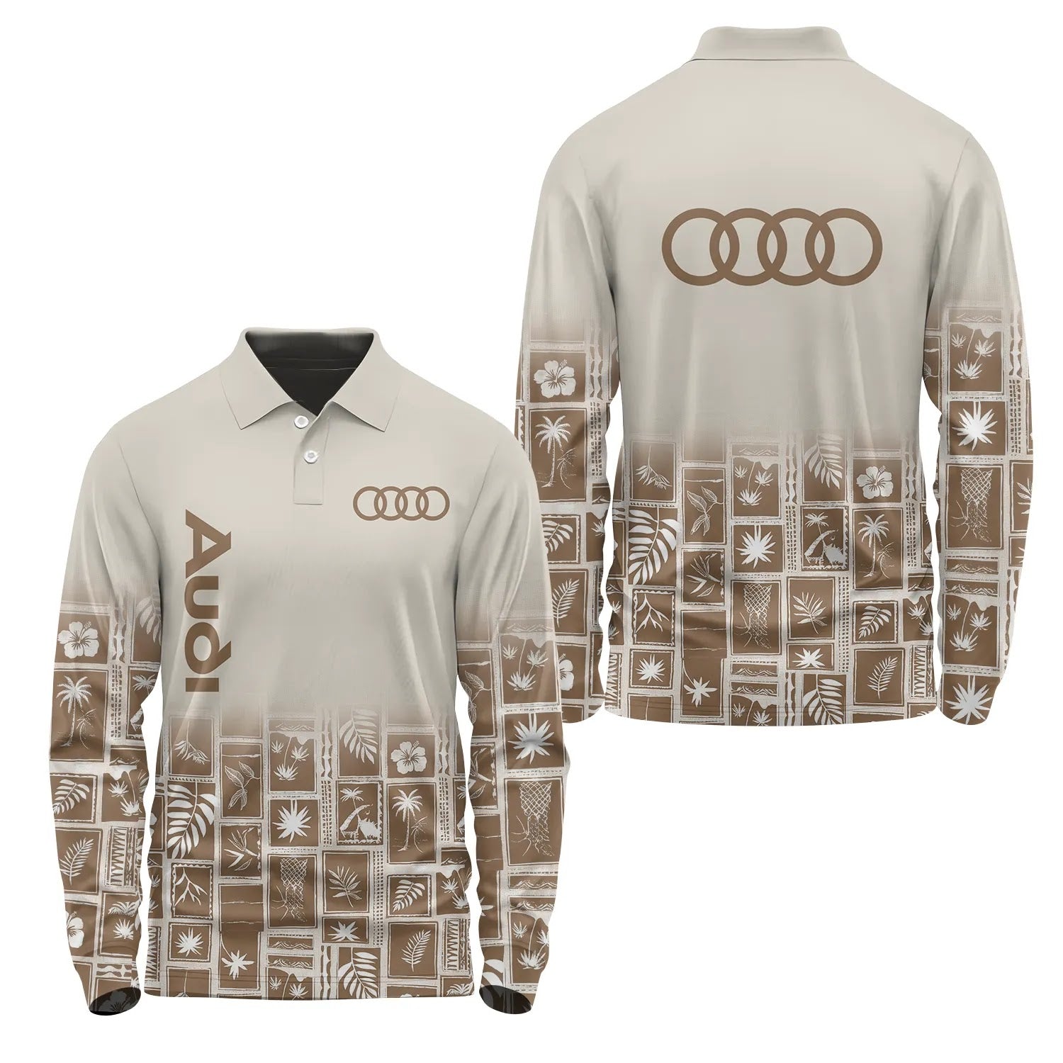 Audi Long Sleeve Polo SHW067