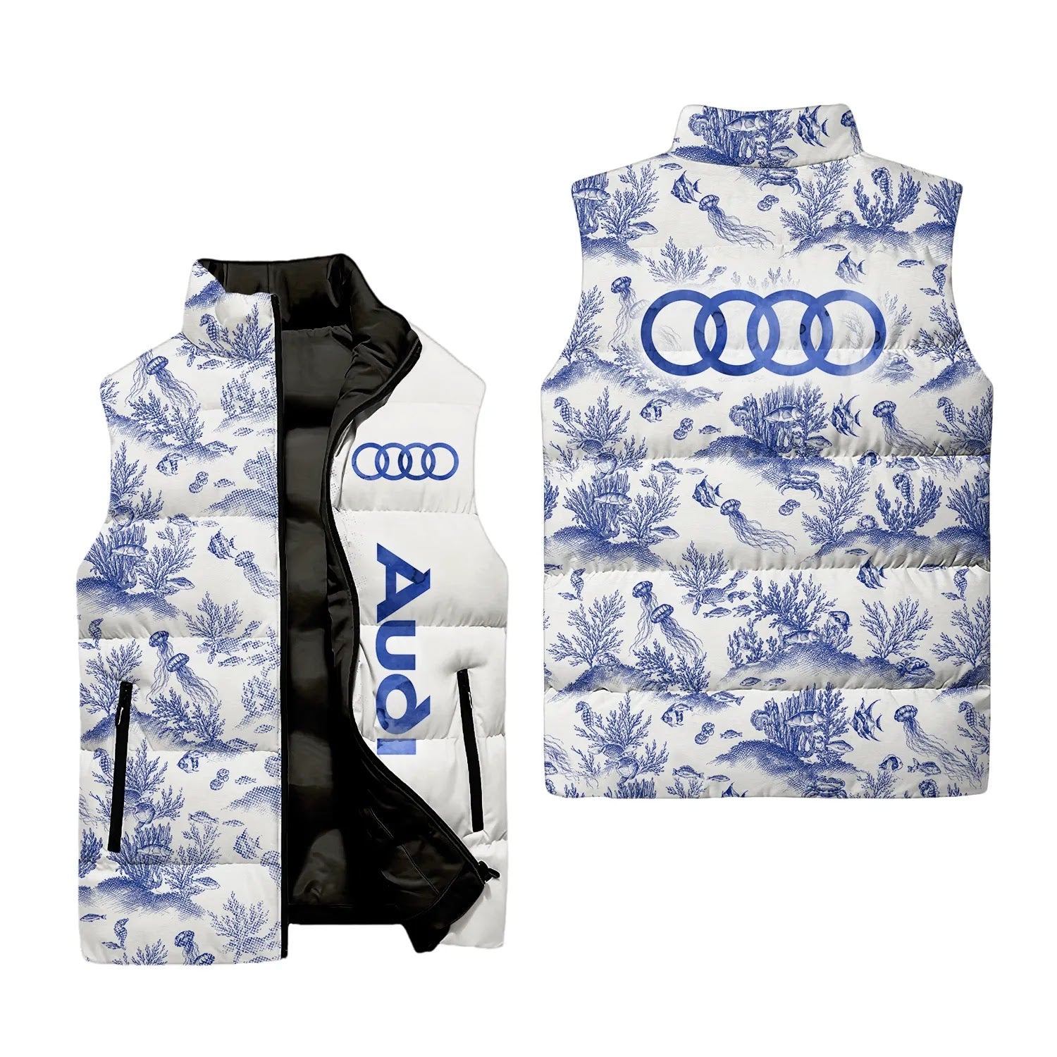 Audi Sleeveless Puffer Jacket SHW009