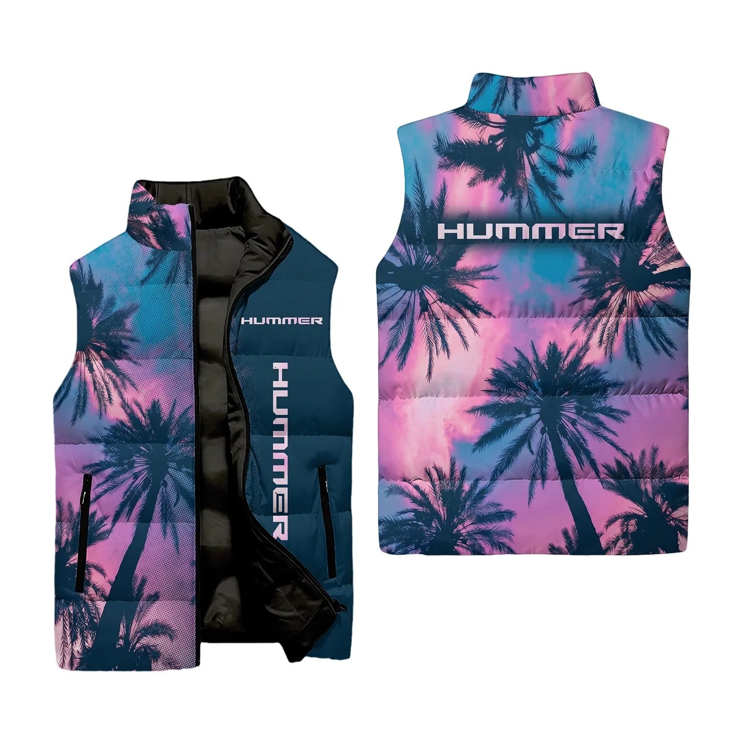 Hummer Sleeveless Puffer Jacket SHW030