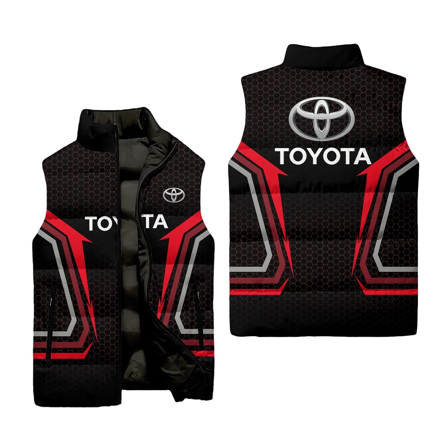 Toyota Sleeveless Puffer Jacket SC075
