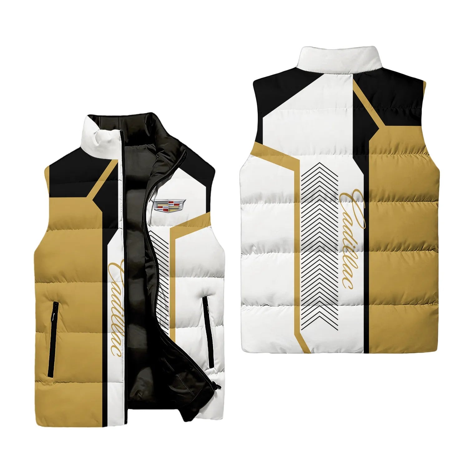Cadillac Sleeveless Puffer Jacket SC065