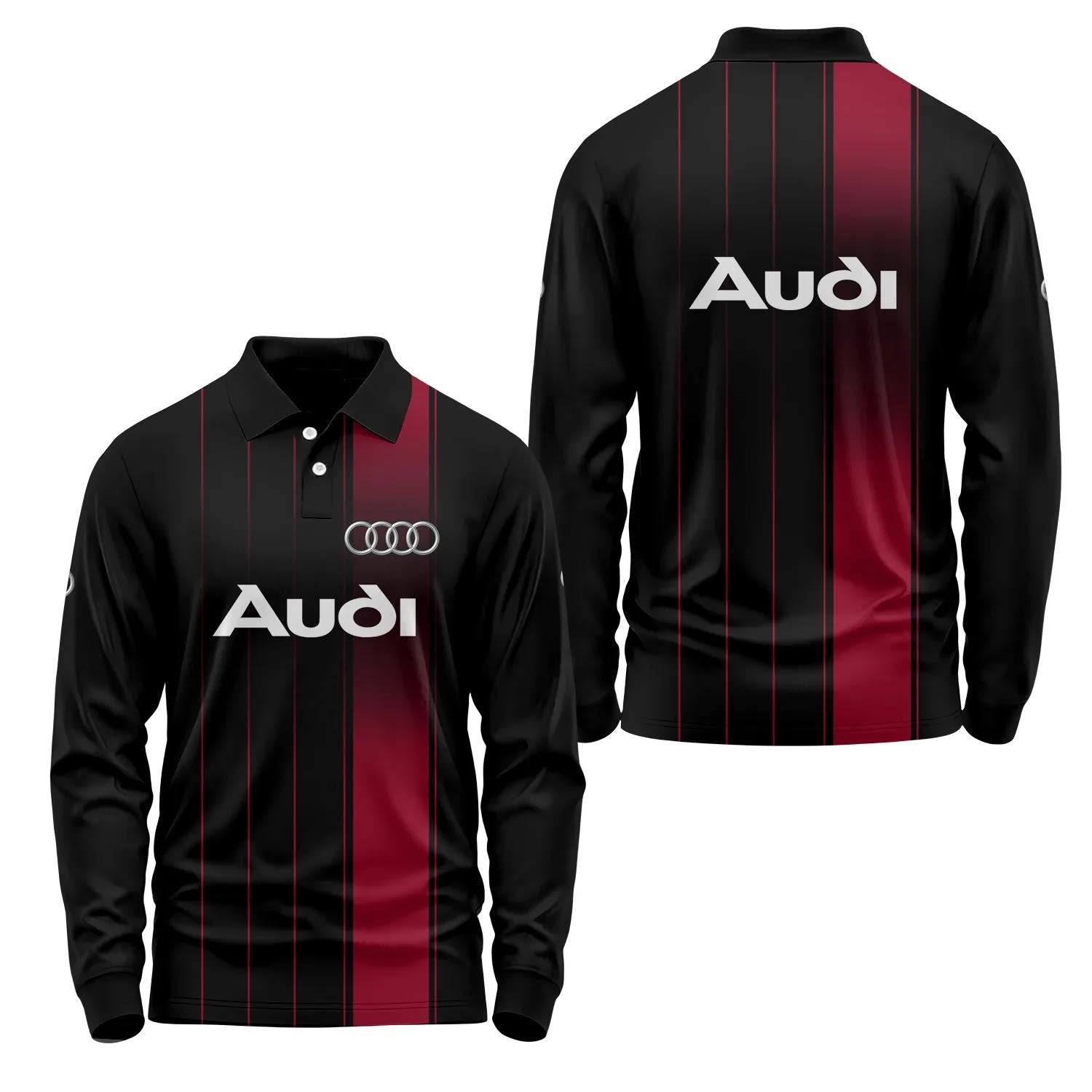 Audi Long Sleeve Polo SC068