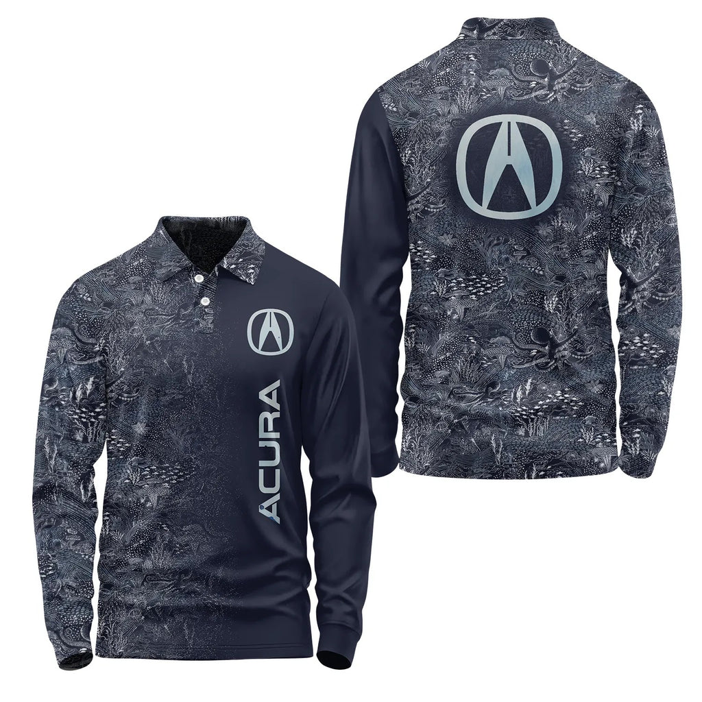 Acura Long Sleeve Polo SHW006
