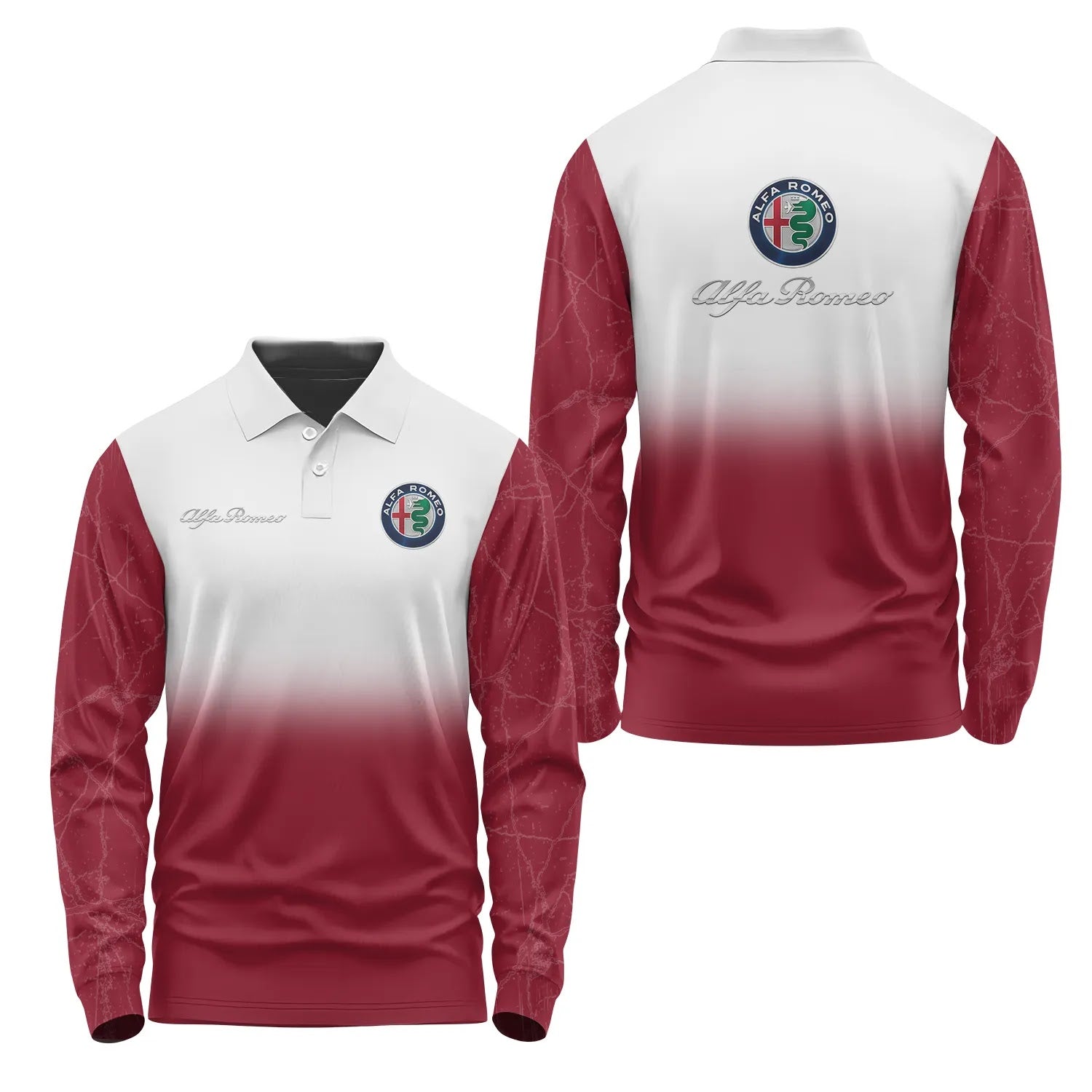 Alfa Romeo Long Sleeve Polo SC120