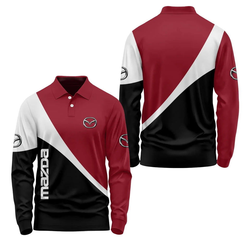 Mazda Long Sleeve Polo SC090