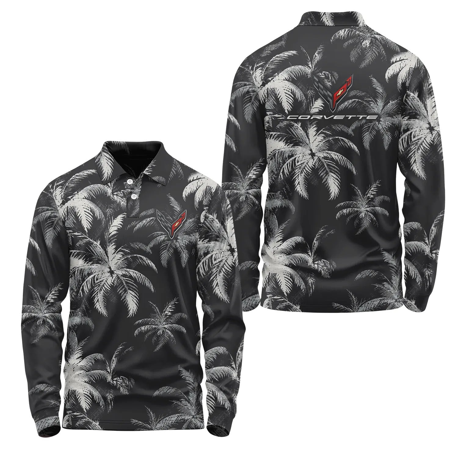 Corvette Long Sleeve Polo SC112