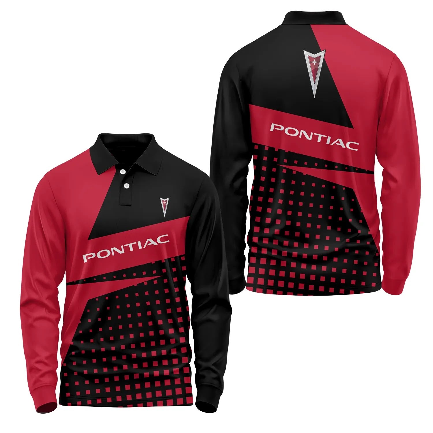 Pontiac Long Sleeve Polo SC083