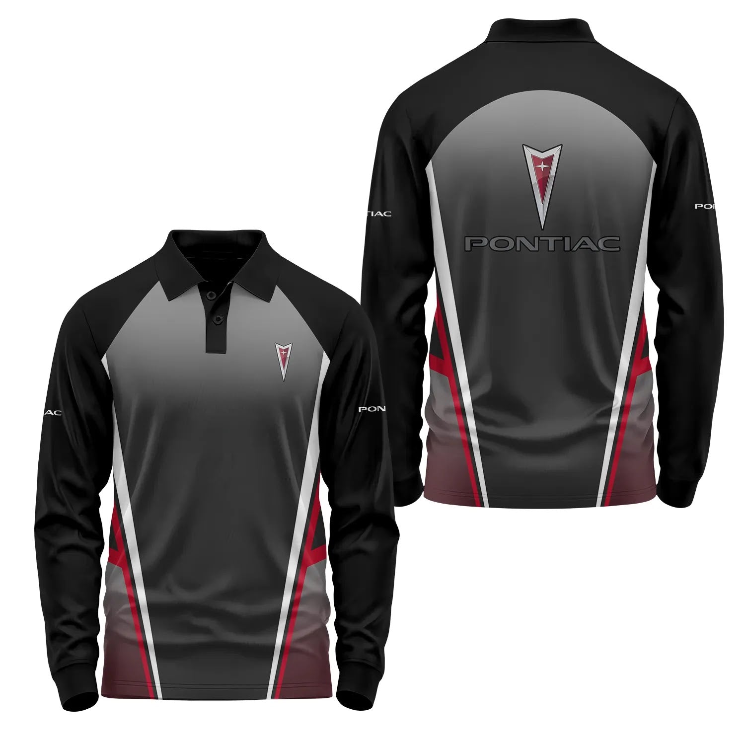 Pontiac Long Sleeve Polo SC037