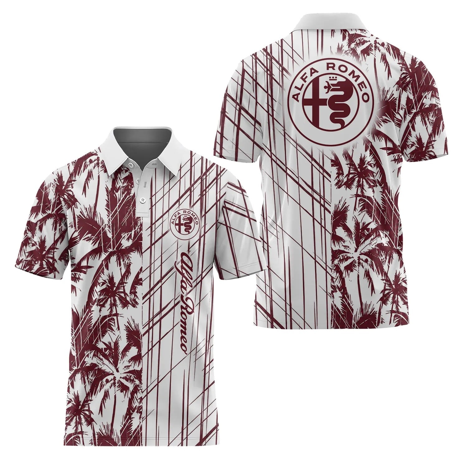 Alfa Romeo Short Sleeve Polo SHW041