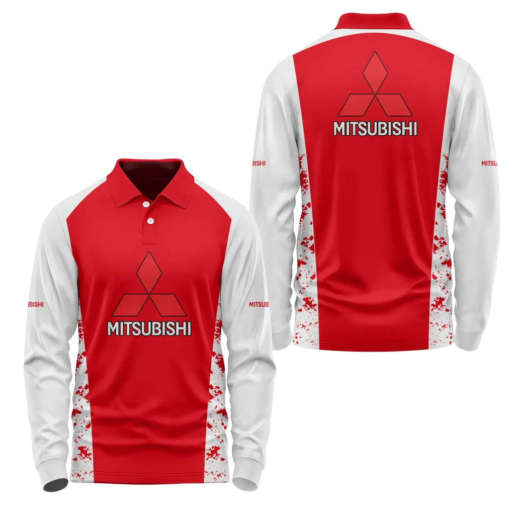 Mitsubishi Long Sleeve Polo SC089