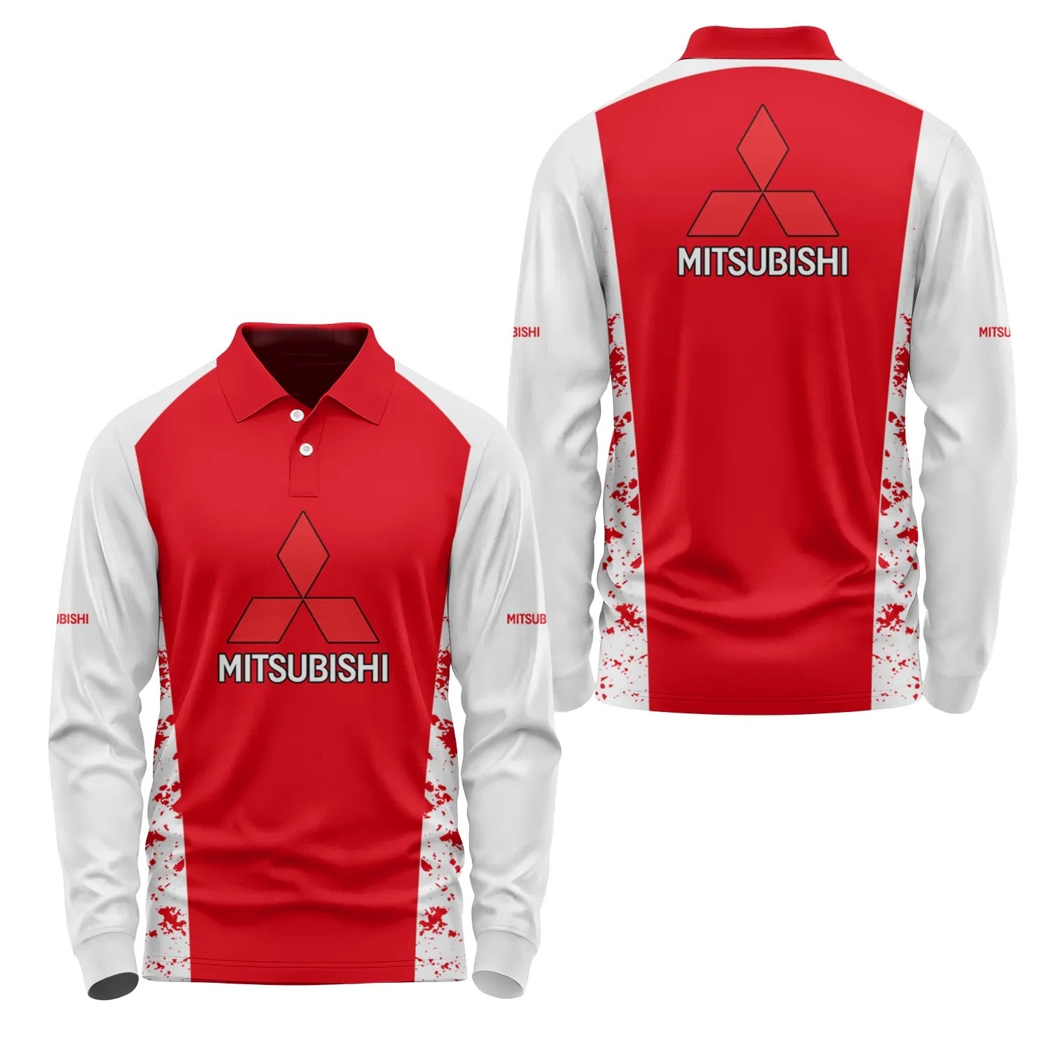 Mitsubishi Long Sleeve Polo SC089