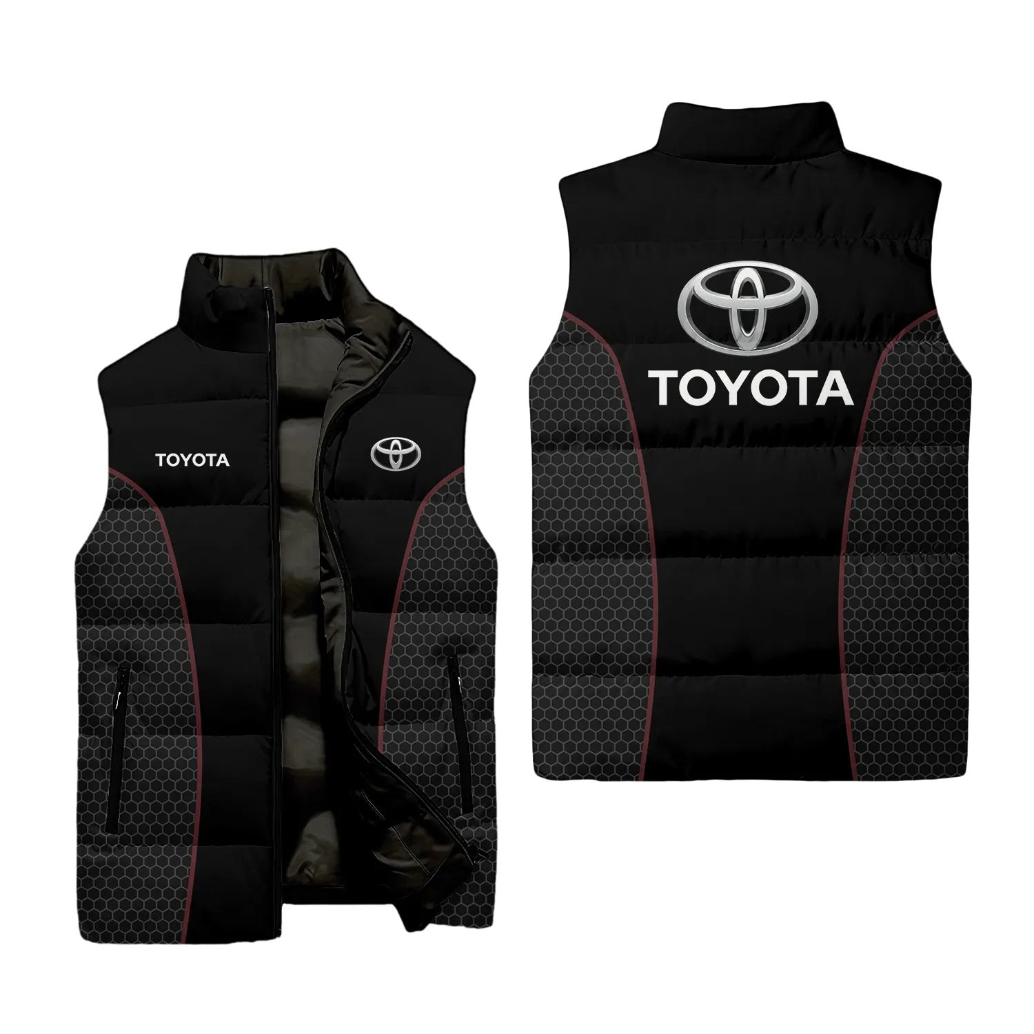 Toyota Sleeveless Puffer Jacket SC072
