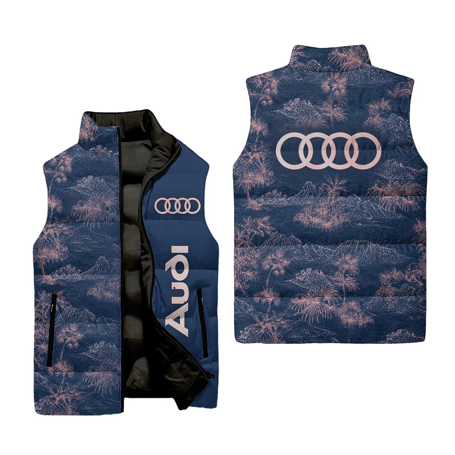 Audi Sleeveless Puffer Jacket SHW007