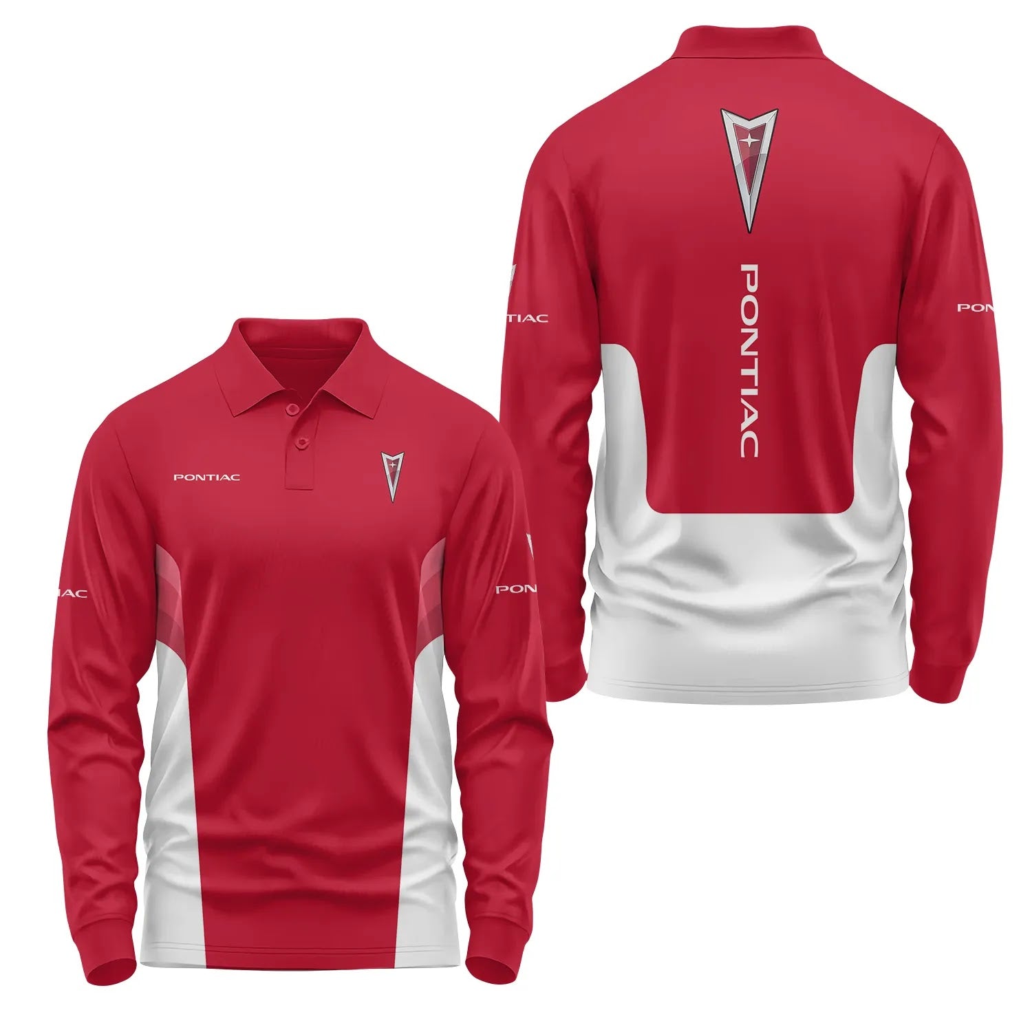 Pontiac Long Sleeve Polo SC043