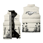 Ford Mustang Sleeveless Puffer Jacket SHW043