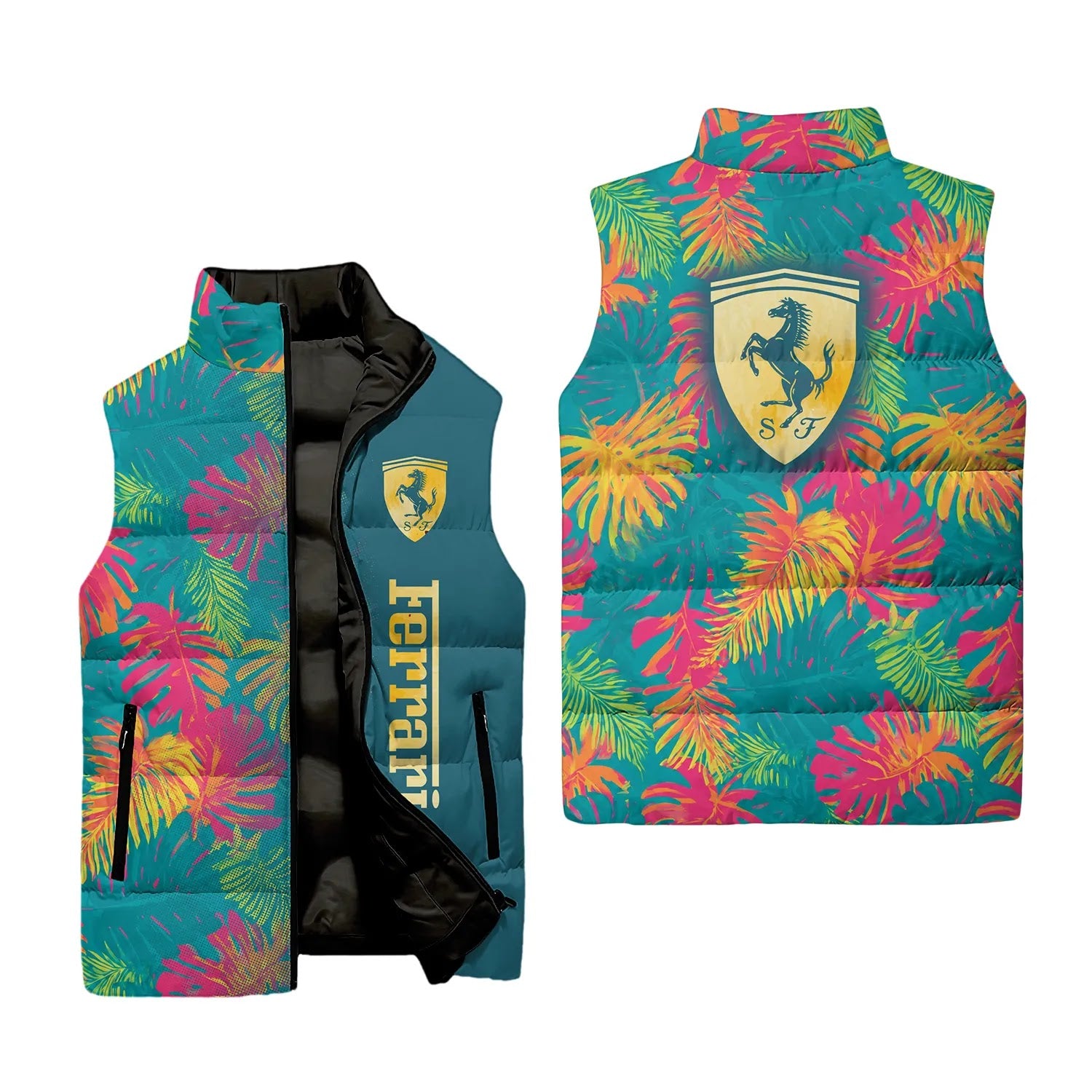 Ferrari Sleeveless Puffer Jacket SHW059