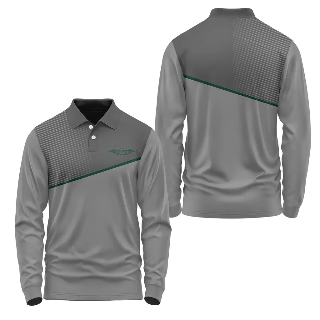 Aston Martin Long Sleeve Polo SC116